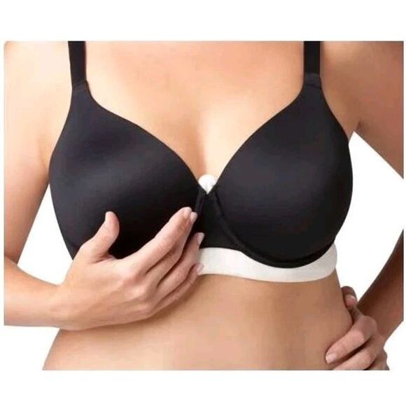 Wick 'em Bra Liner 4-Pack 3 Beige 1 Black F/G Cup Sizes Moisture Wicking Cushion - Picture 7 of 7